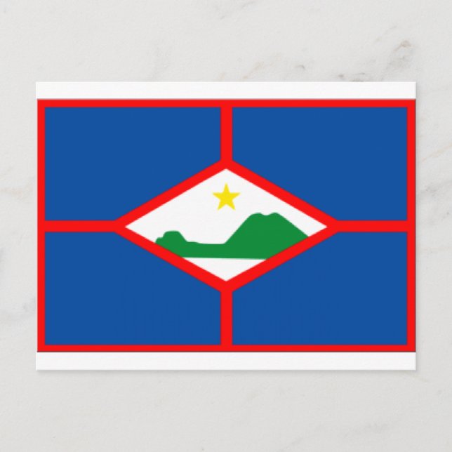 Postal Bandera de Sint Eustatius (Anverso)