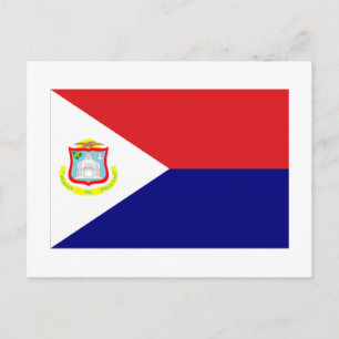 Postal Bandera de Sint Maarten