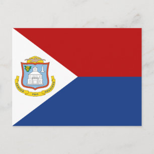 Postal Bandera de Sint Maarten