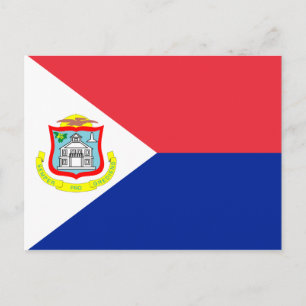 Postal Bandera de Sint Maarten