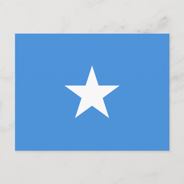 Postal Bandera de Somalia (Anverso)