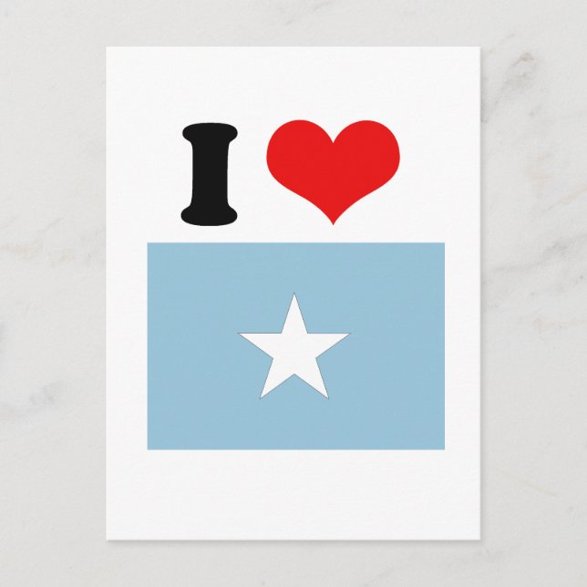 Postal Bandera de Somalia (Anverso)