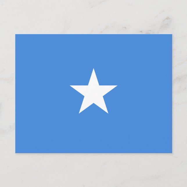 Postal Bandera de Somalia (Anverso)