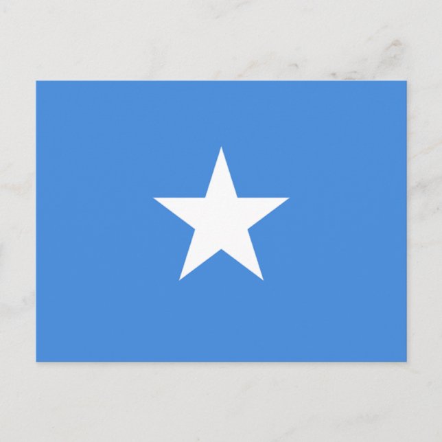 Postal Bandera de Somalia (Anverso)