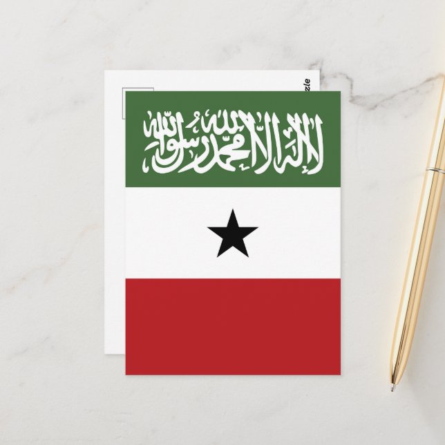 Postal Bandera de Somaliland (Anverso/Reverso In Situ)