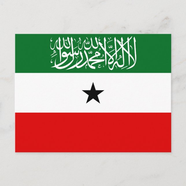 Postal Bandera de Somalilandia (Anverso)