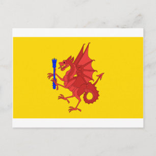 Postal Bandera de somerset
