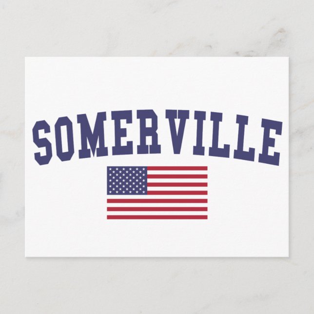 Postal Bandera de Somerville (Anverso)