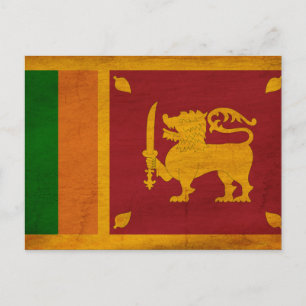 Postal Bandera de Sri Lanka