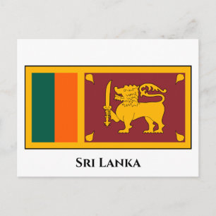 Postal Bandera de Sri Lanka