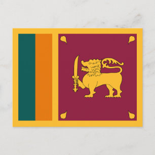 Postal Bandera de Sri Lanka