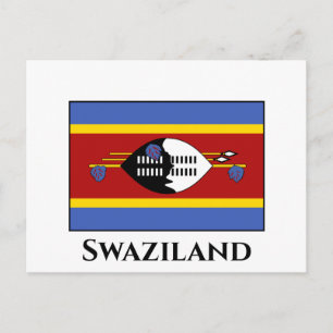 Postal Bandera de Suazilandia