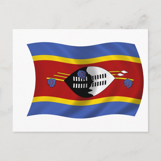 Postal Bandera de Suazilandia (Anverso)