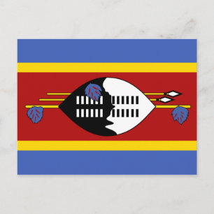 Postal Bandera de Suazilandia
