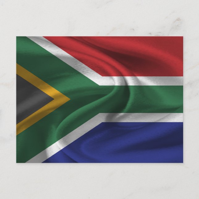 Postal Bandera de Sudáfrica (Anverso)