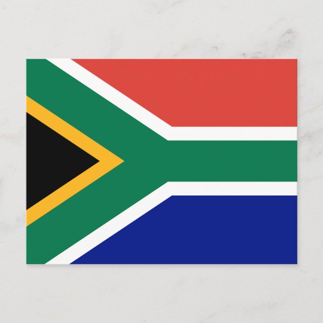 Postal Bandera de Sudáfrica (Anverso)