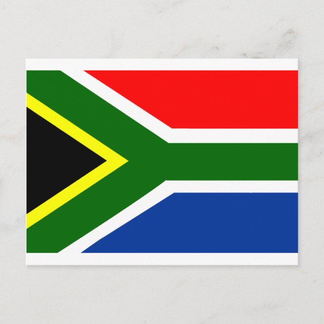 Postal Bandera de Sudáfrica (Anverso)