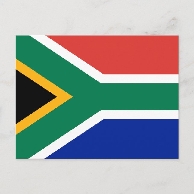 Postal Bandera de Sudáfrica (Anverso)