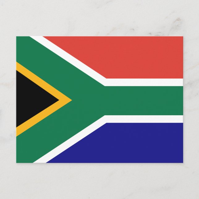 Postal Bandera de Sudáfrica (Anverso)