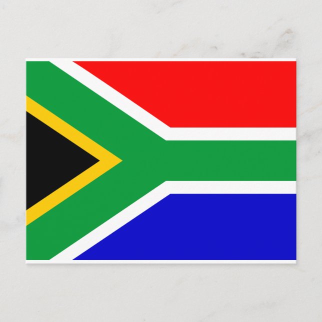Postal Bandera de Sudáfrica (Anverso)