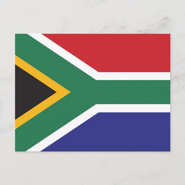 Postal Bandera de Sudáfrica (Anverso)