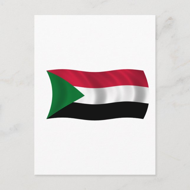 Postal Bandera de Sudán (Anverso)