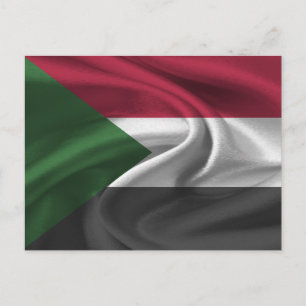 Postal Bandera de Sudán