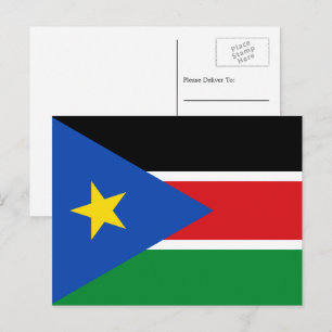 Postal Bandera de Sudán del Sur, Bandera de Sudán del Sur