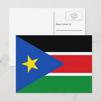 Postal Bandera de Sudán del Sur, Bandera de Sudán del Sur