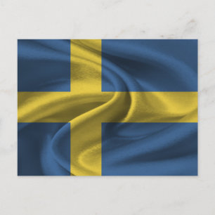 Postal Bandera de Suecia