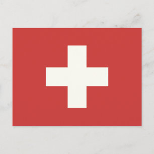 Postal Bandera de Suiza