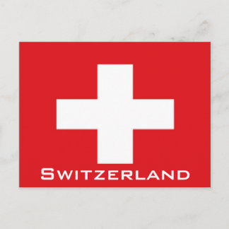 Postal Bandera de Suiza