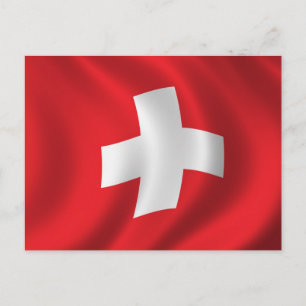 Postal Bandera de Suiza