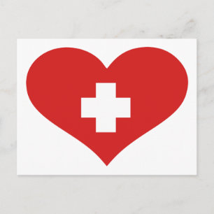 Postal Bandera de Suiza
