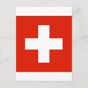 Postal Bandera de Suiza