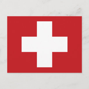 Postal Bandera de Suiza