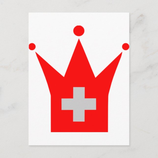 Postal Bandera de Suiza (Anverso)