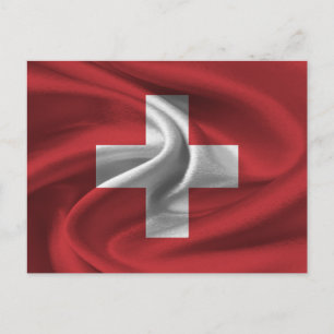Postal Bandera de Suiza