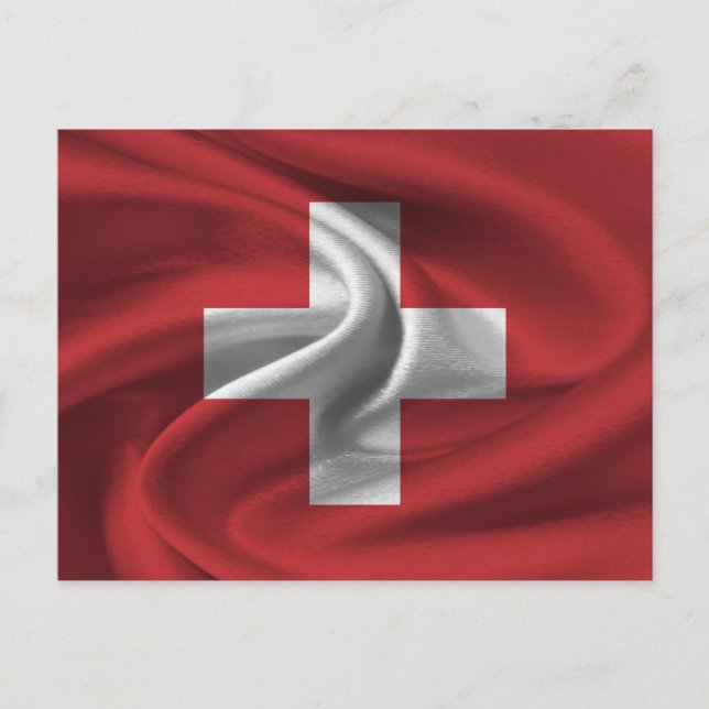 Postal Bandera de Suiza (Anverso)