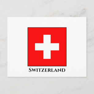 Postal Bandera de Suiza (Suiza)