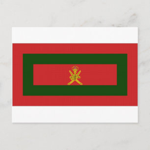 Postal Bandera de Sultán de Omán
