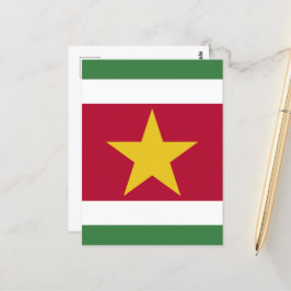 Postal Bandera de Surinam
