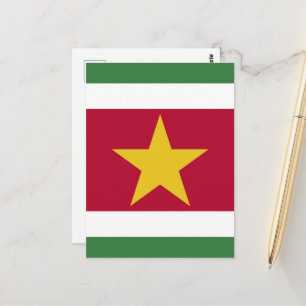 Postal Bandera de Surinam
