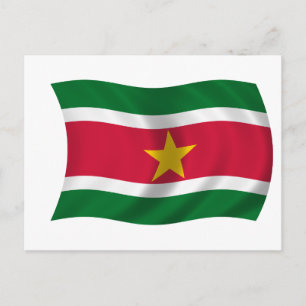 Postal Bandera de Surinam