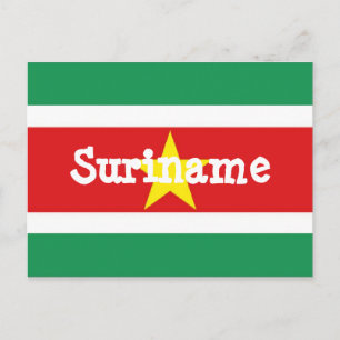 Postal Bandera de Surinam