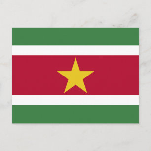 Postal Bandera de Surinam
