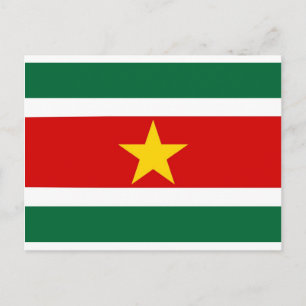 Postal Bandera de Surinam