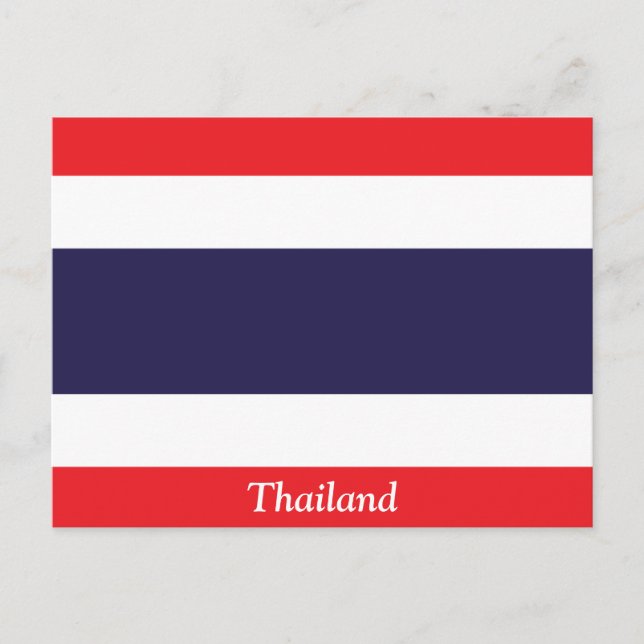 Postal Bandera de Tailandia (Anverso)