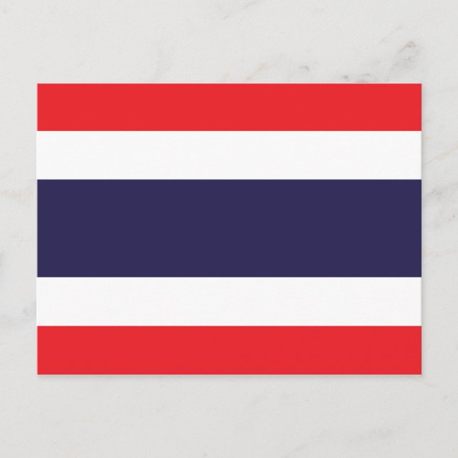 Postal Bandera de Tailandia (Anverso)