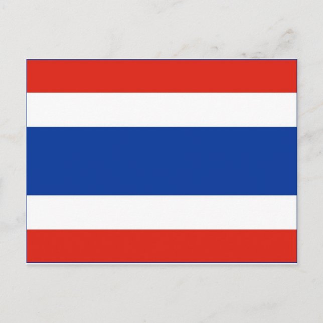Postal Bandera de Tailandia (Anverso)